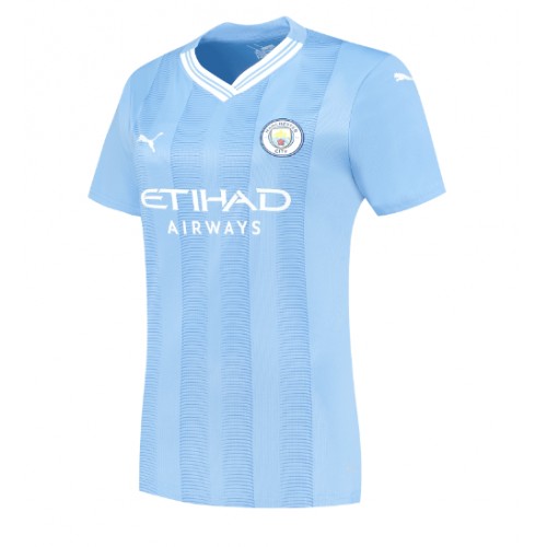 Dámy Fotbalový dres Manchester City 2023-24 Domácí Krátký Rukáv